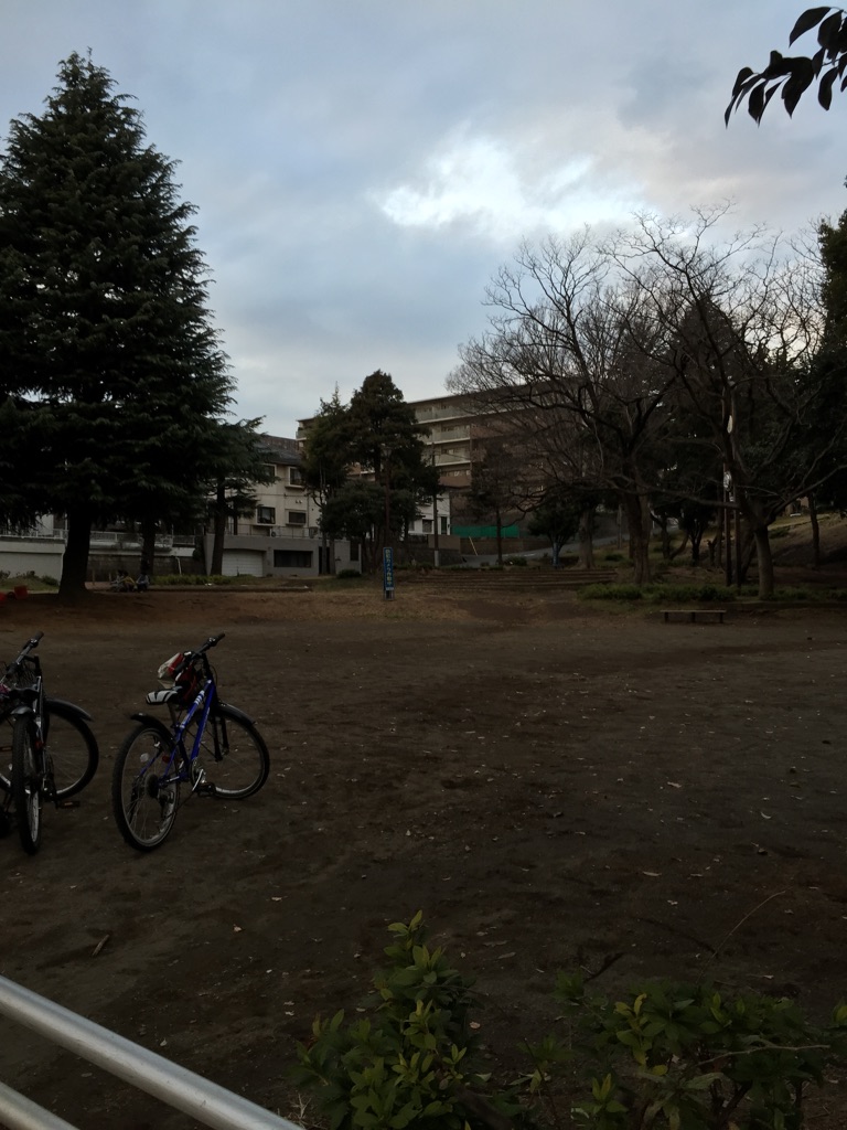 つきみ野１号公園 ４）	広々とした公園なので、小学生が沢山集まって遊ぶ姿も見られています。撮影した日も自転車が１２台ぐらい止まっていましたよ（笑）
